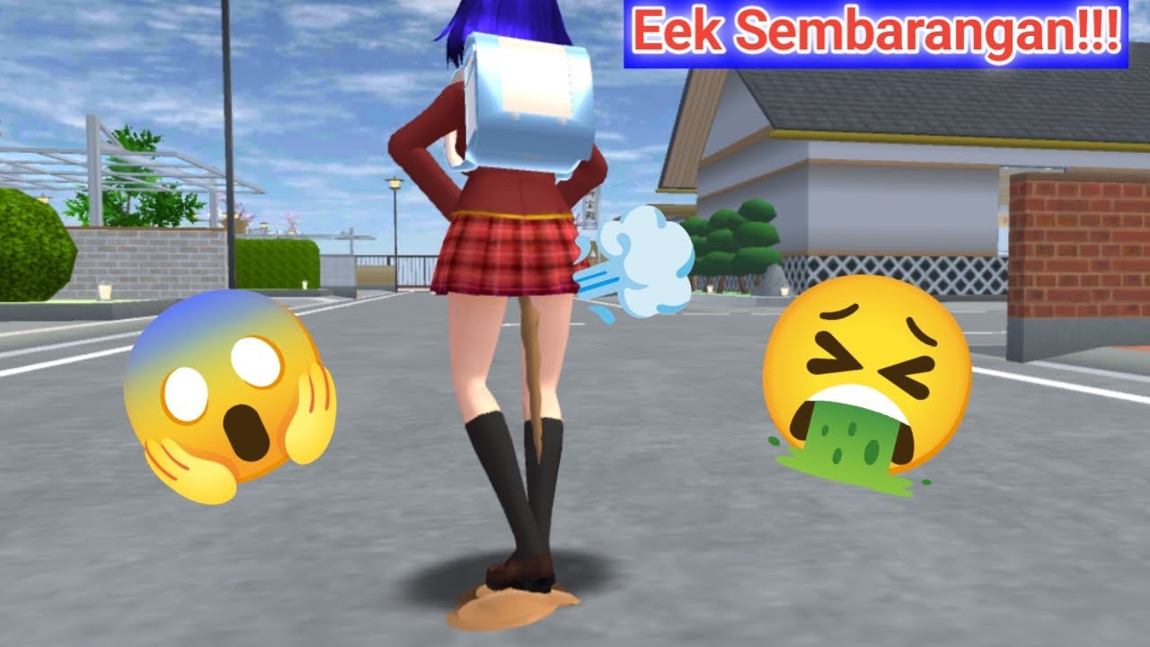 Eek Besar!!! Kebanyakan Makan || Karin di Mandiin Nenek || Sakura School Simulator