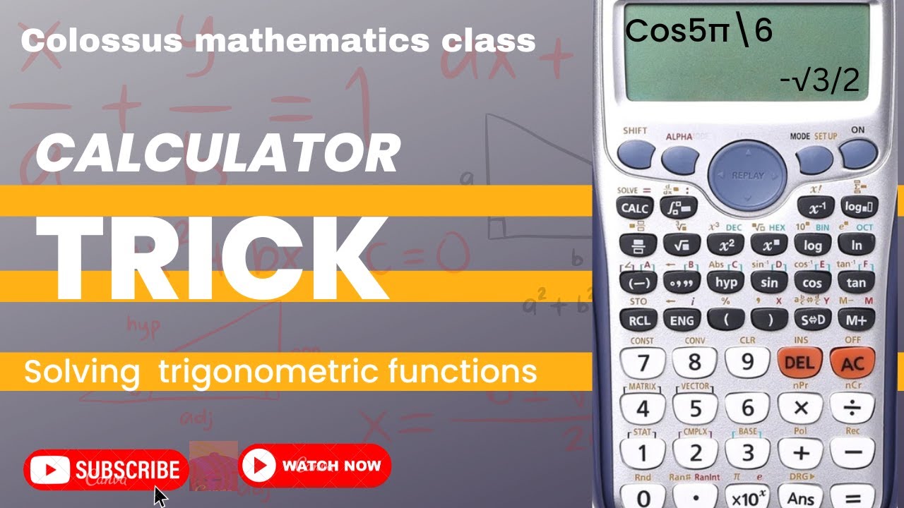 calculator trick on circle measure