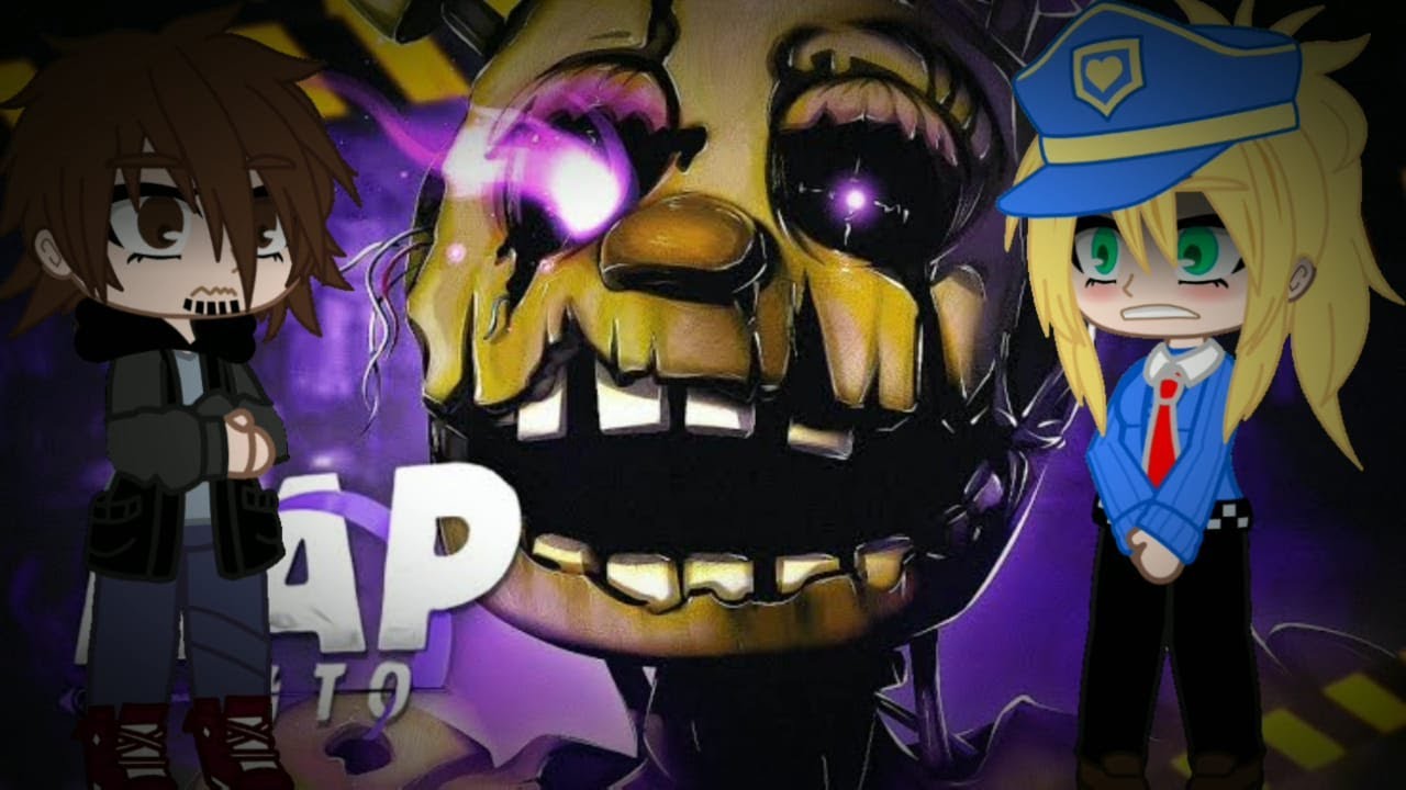 Personagens de Fnaf (Pesadelo sem Fim) + Michael Afton reagindo ao rap do springtrap (Kaito)