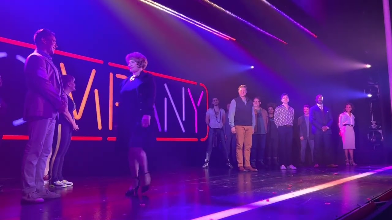 Company Broadway Curtain Call @Bernard B. Jacobs Theatre 7/9/22 Katrina Lenk Patti Lupone Matt Doyle