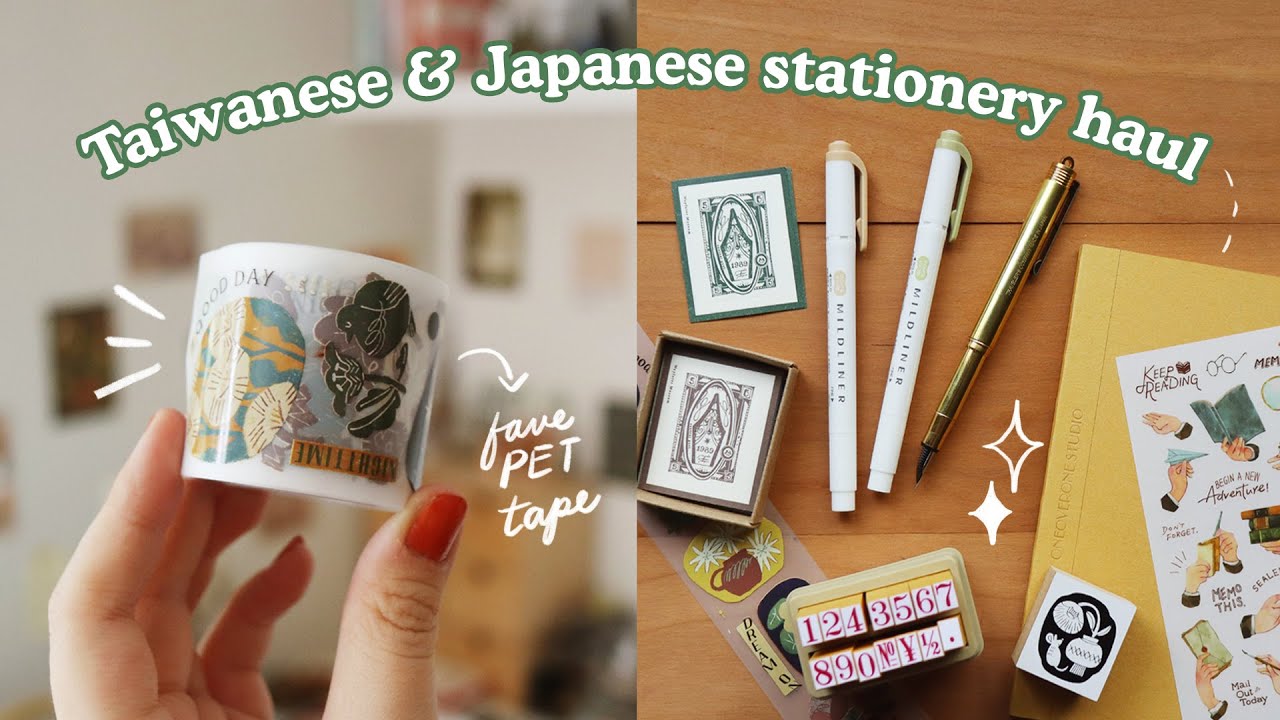 Taiwanese & Japanese Stationery Haul: OURS Studio, Shachihata, Traveler's Company | Abbey Sy