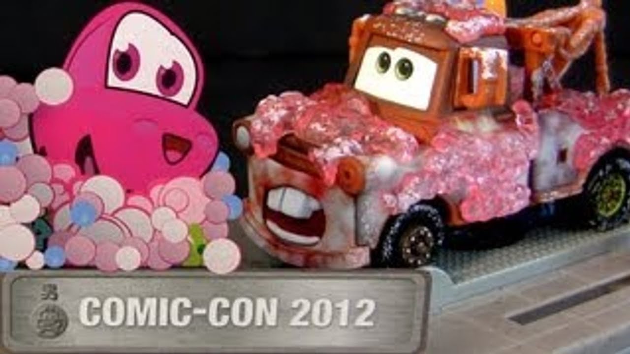 Тачки 2 Мэтр в японской туалетной кабинке Comic-Con SDCC 2012 Chuki Anime Disney Pixar Мэтр