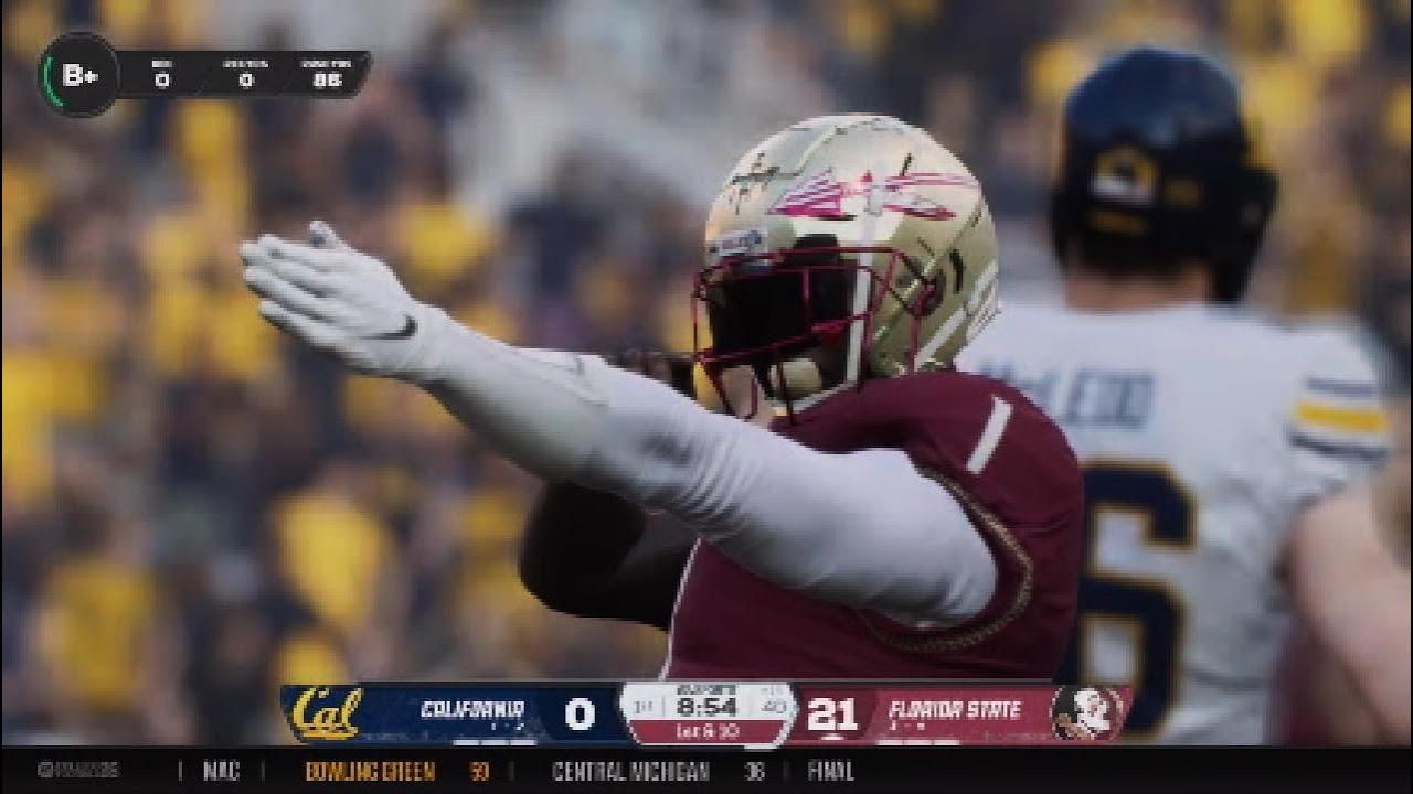 CFB 26 RTG gadget WR || 300 yards rushing on CAL