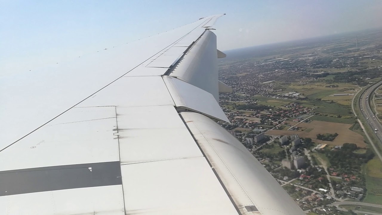 Lądowanie w Warszawie 16/08/2017