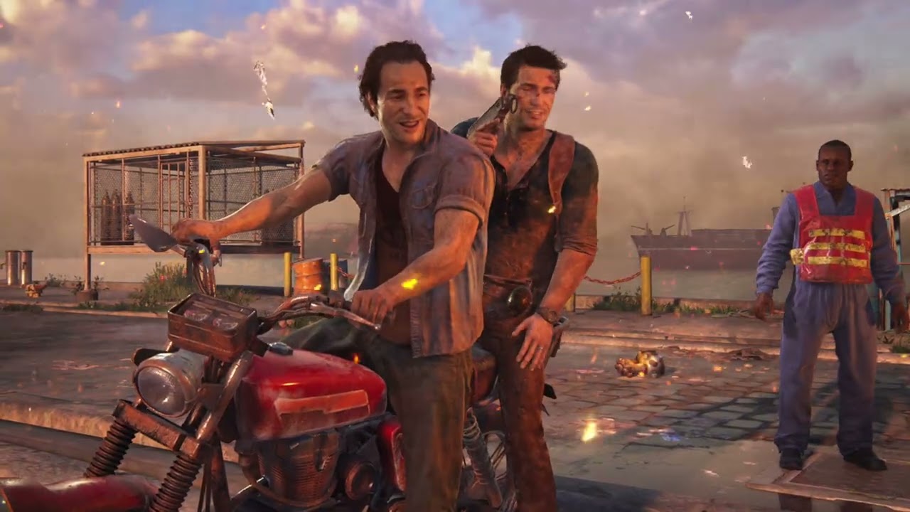 Uncharted 4 – Epic Chase Scene | Crushing Mode 1080p Gameplay