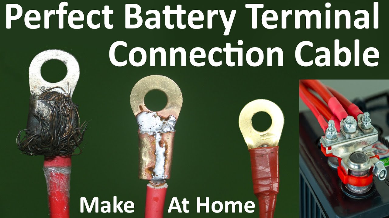 Inverter Battery Terminal Connection Cable Make At Home | Battery Perfect Connection | Battery Cable