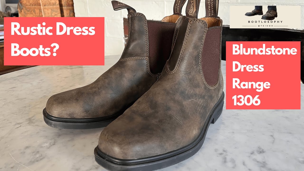Review of the Blundstone 1306 Dress Last Chelsea Boots in Rustic BrownWith Key Words