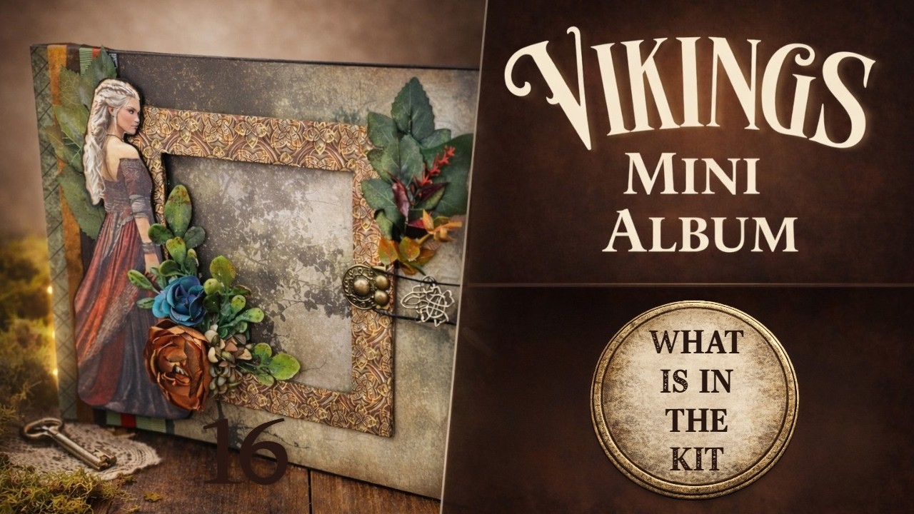 whats in the kit ( Vikings Mini album project )