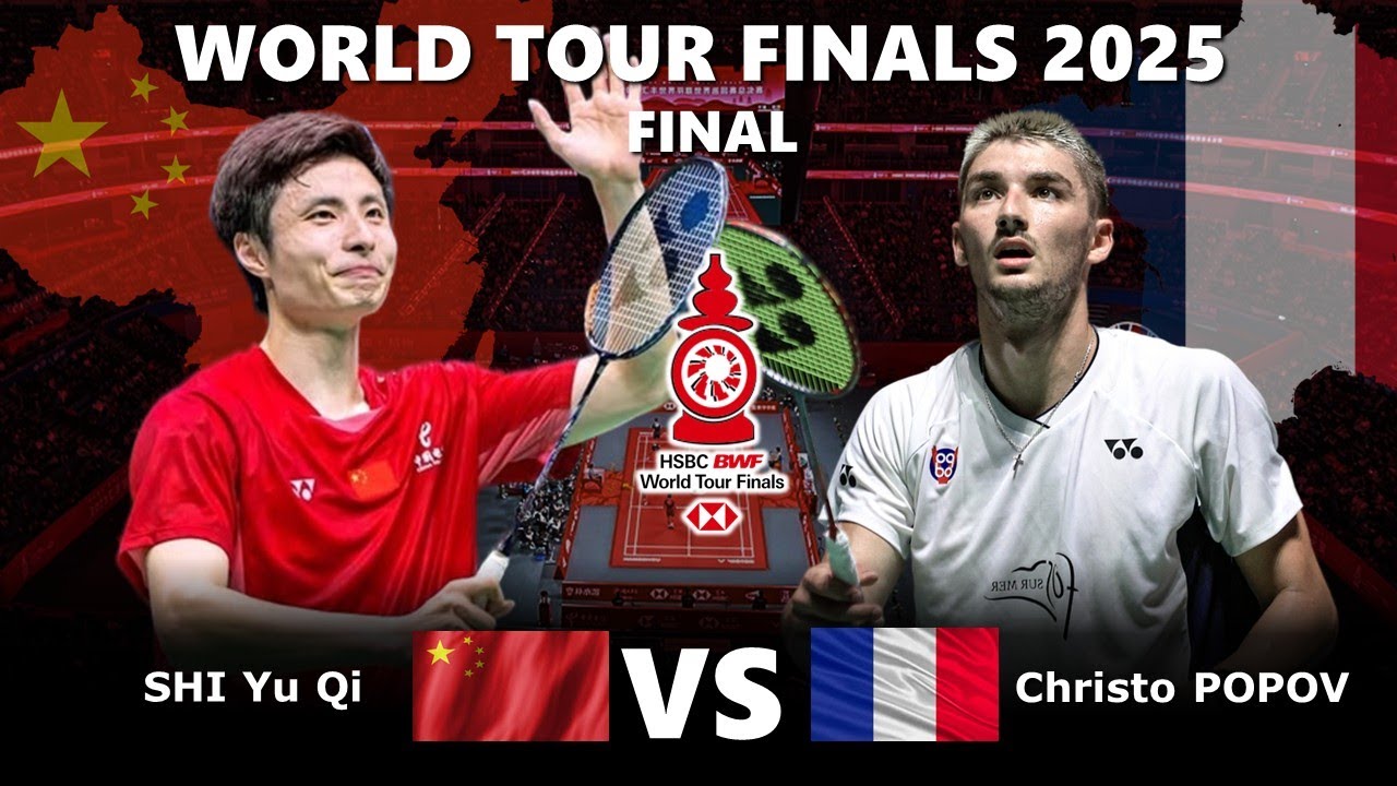 FINAL‼️SHI Yu Qi (CHN) vs Christo POPOV (FRA) | World Tour Finals 2025 Badminton