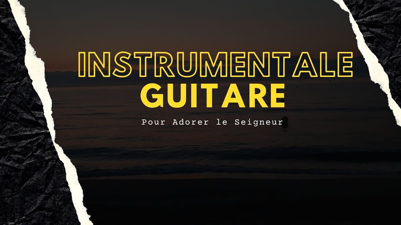Guitare acoustique ( instrumental ) pour Adorer