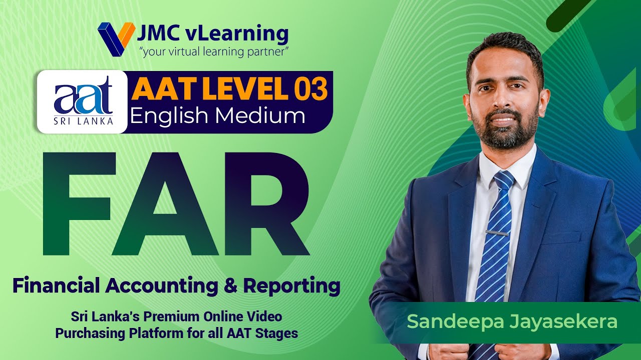 Financial Reporting | English Medium | AAT Level 3 | JMC vLearning
