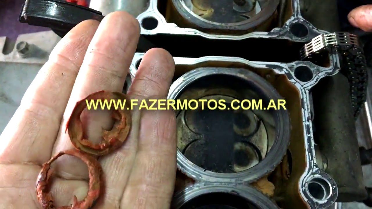 Desarmando motor que golpea Kawasaki zx 600