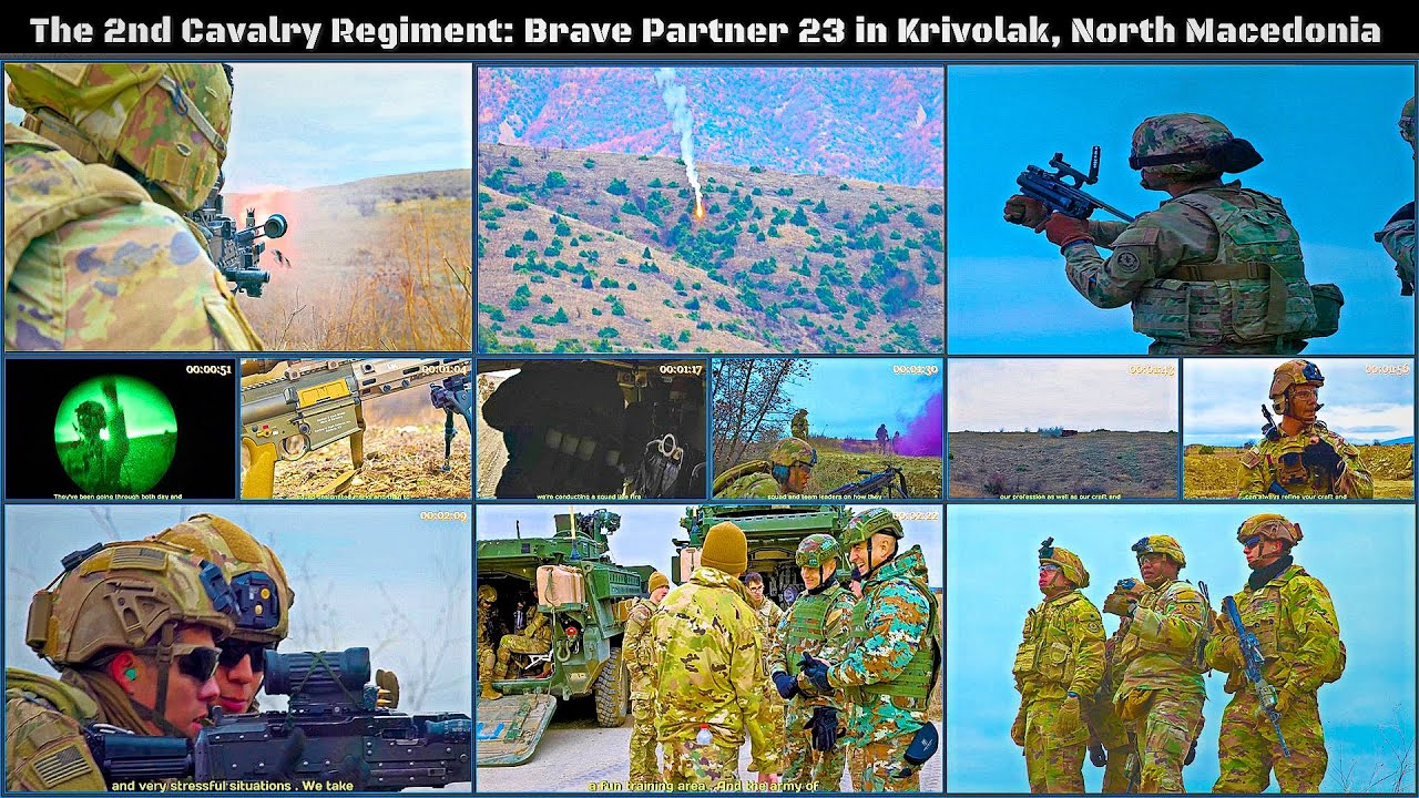 The 2nd Cavalry Regiment: Brave Partner 23 in Krivolak, North Macedonia