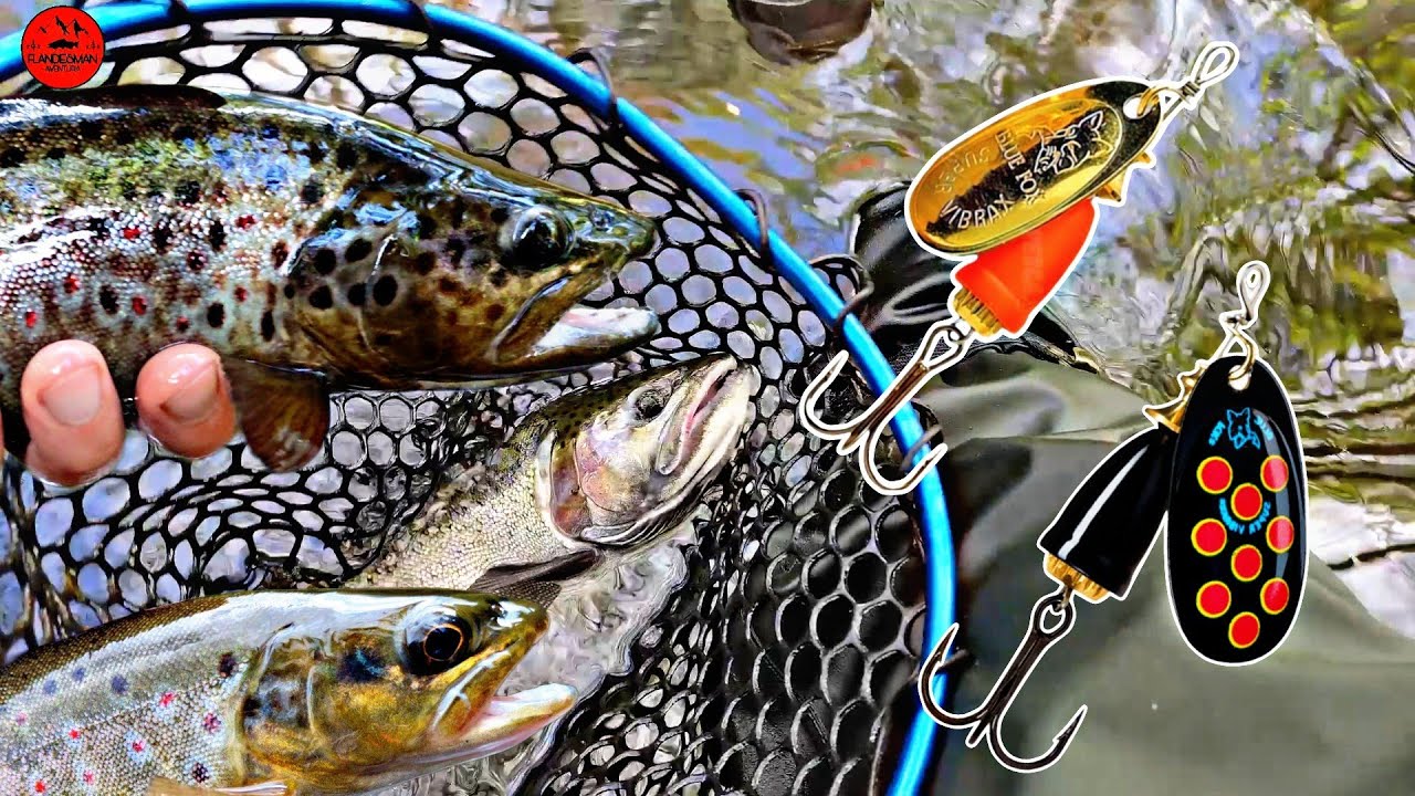 PESCA EN CHILE, Estos SPINNER me HICIERON LA JORNADA // Truchas // Sur de Chile, Región de los Ríos.
