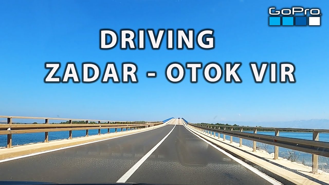 Driving from ZADAR to OTOK VIR, CROATIA 🇭🇷