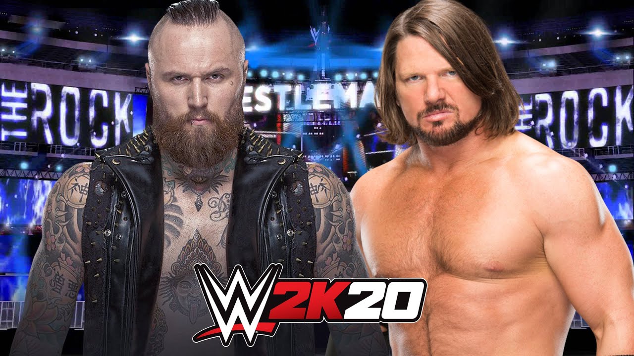 WWE 2K20 | AJ STYLES vs ALEISTER BLACK