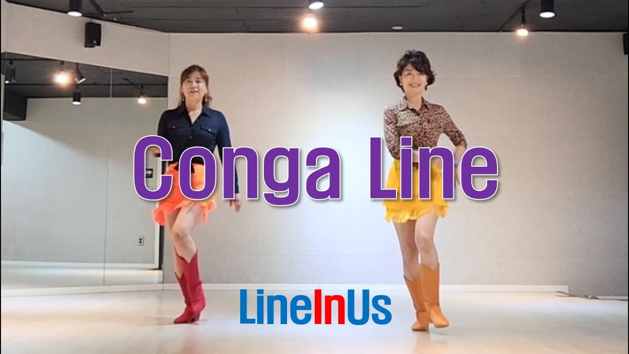 [초중급] Conga Line Line Dance (Dance & Count) [LineInus]