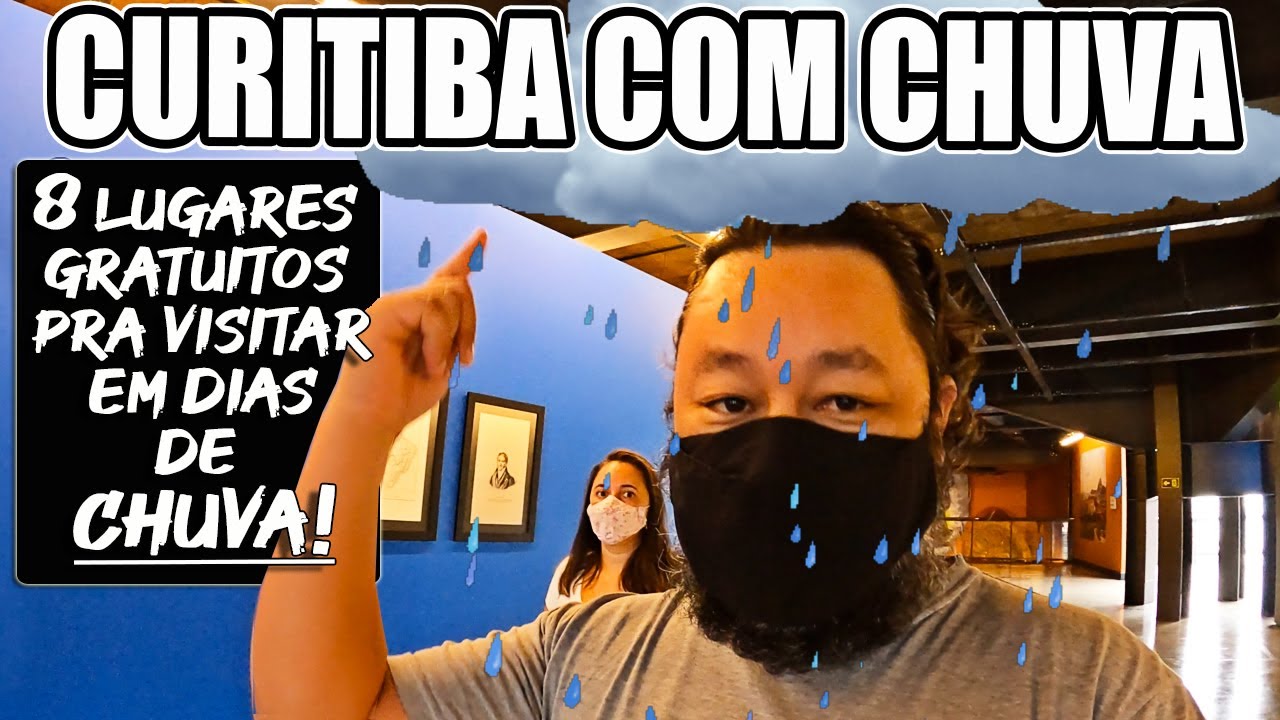O QUE FAZER EM CURITIBA COM CHUVA: LUGARES GRATUITOS PERTO DO CENTRÃO (O último é incrível)! #Vlog
