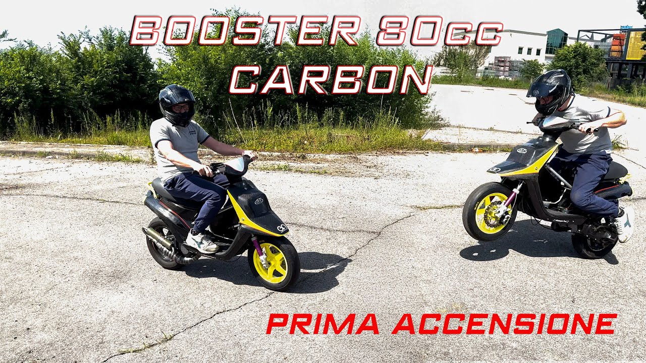 BOOSTER  CARBON 80cc ATHENA BIGBORE - PRIMA ACCENSIONE