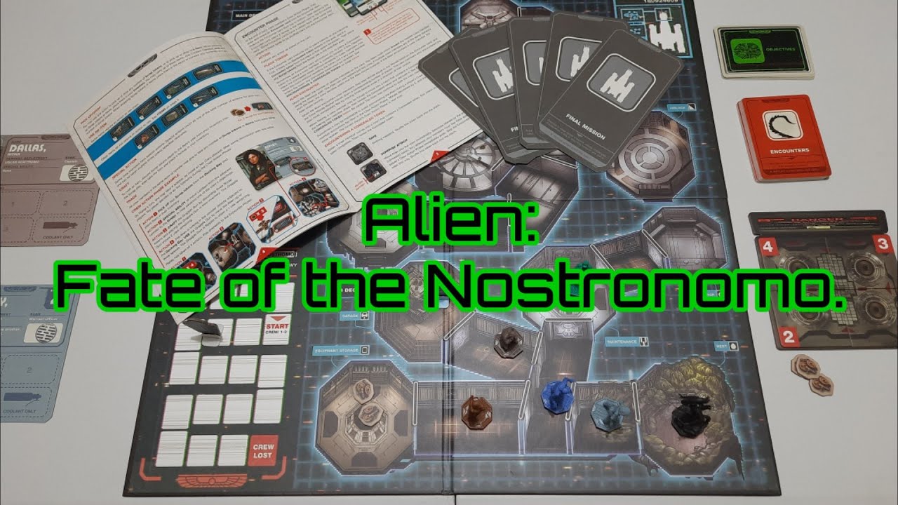 Cómo jugar: «Alien: Fate of the Nostronomo». Otro que se aprende a jugar en menos de 10 minutos.