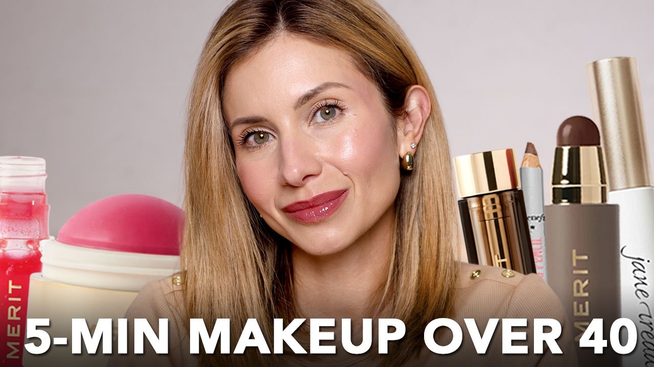Minimalist Glam! 5 Minute Makeup Over 40