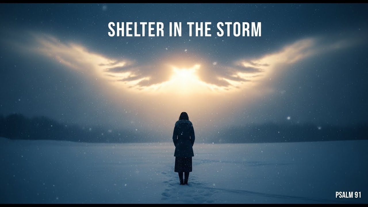 Shelter in the Storm ❄️ Worship Music with Winter Scenes and Scripture