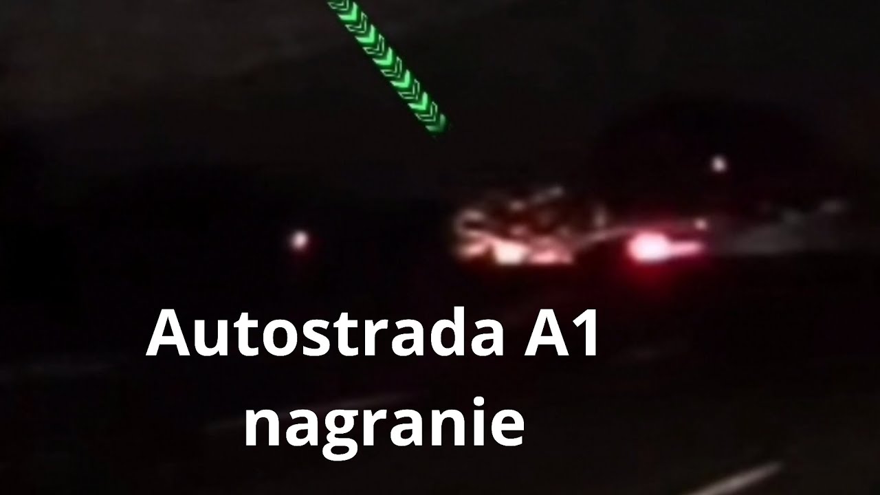 autostrada A1 film z wypadku gdzie uczestniczylo BMW oraz KIA