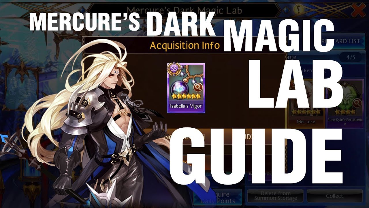 SEVEN KNIGHTS - Mercure's Dark Magic Lab GUIDE