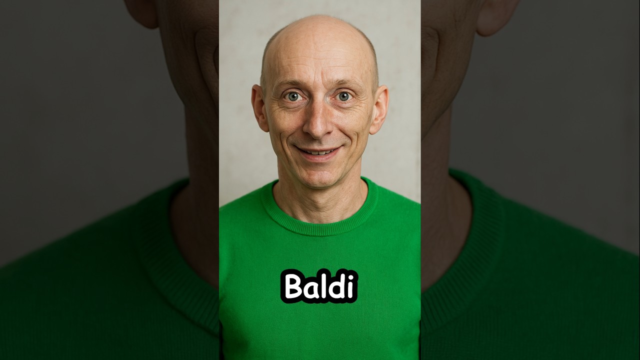 Baldi's Basics Characters As A Real Person #baldisbasics #baldi #ai #aigenerated
