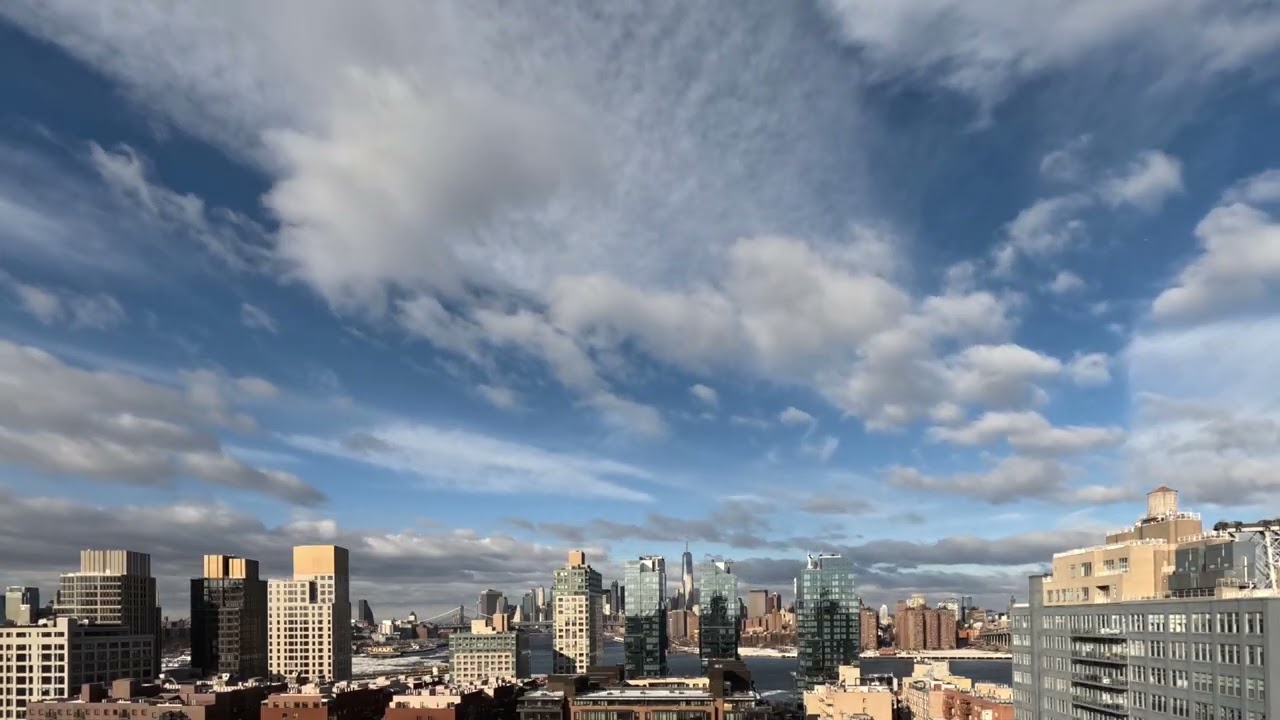 NYC Timelapse - Entire day - Sunrise to Sunset - February 12, 2026