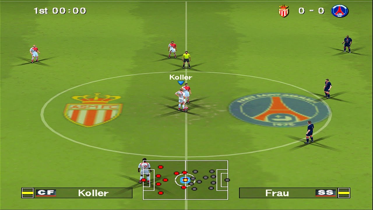 Pro Evolution Soccer 6 — «Монако» против «ПСЖ» | PS2