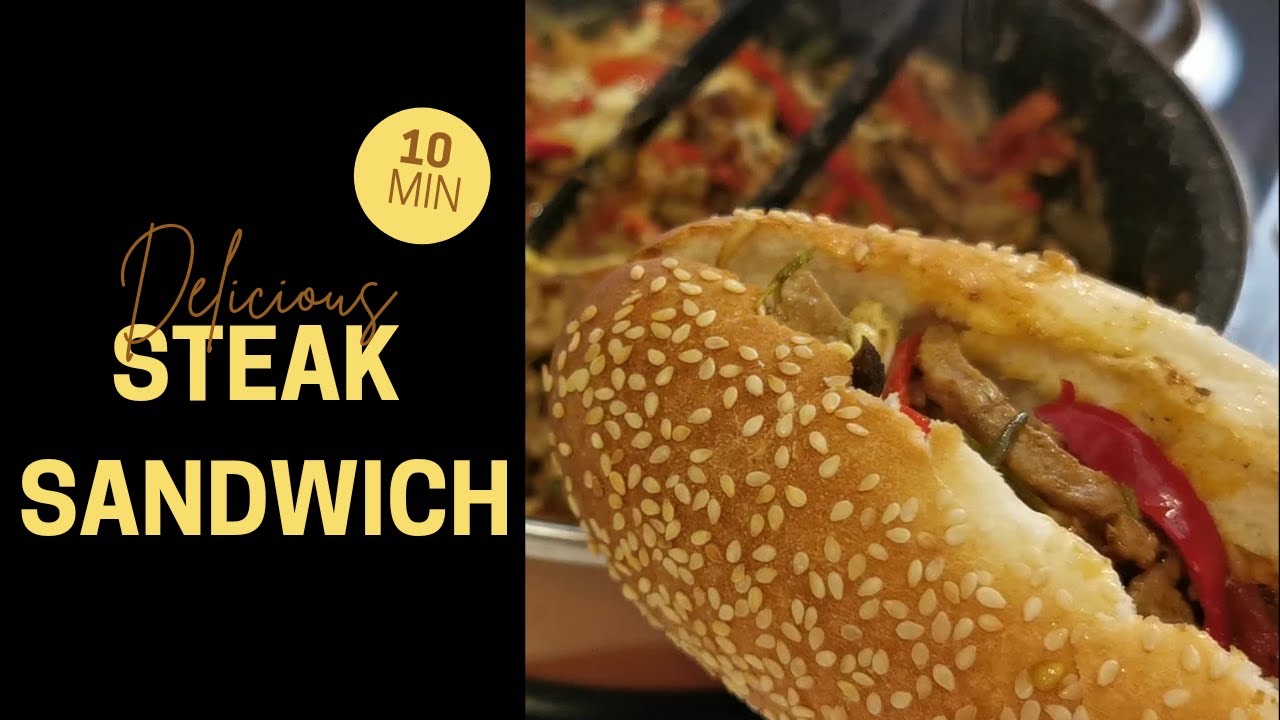 Delicious Easy Veal Steak Sandwich | Takes 10 Mins