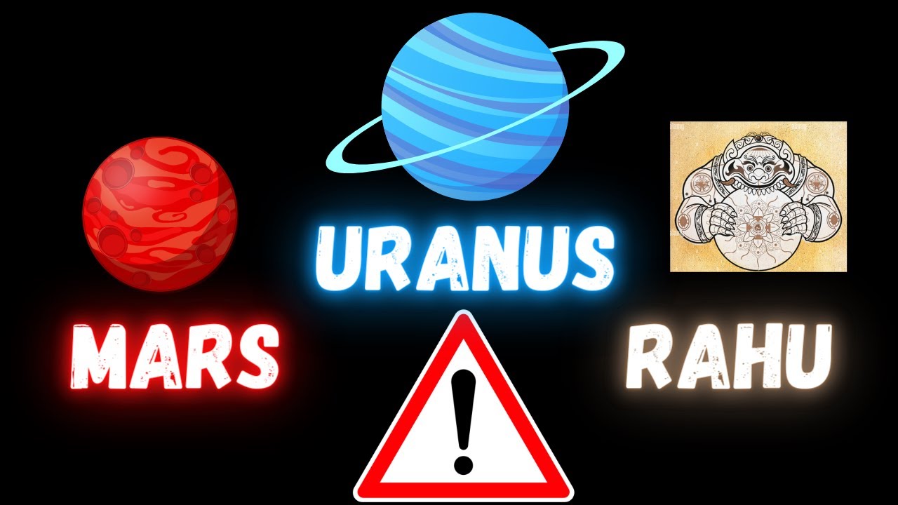 !!! Attention !!! Rahu, Mars, Uranus conjunction in Aries - 1st August 2022