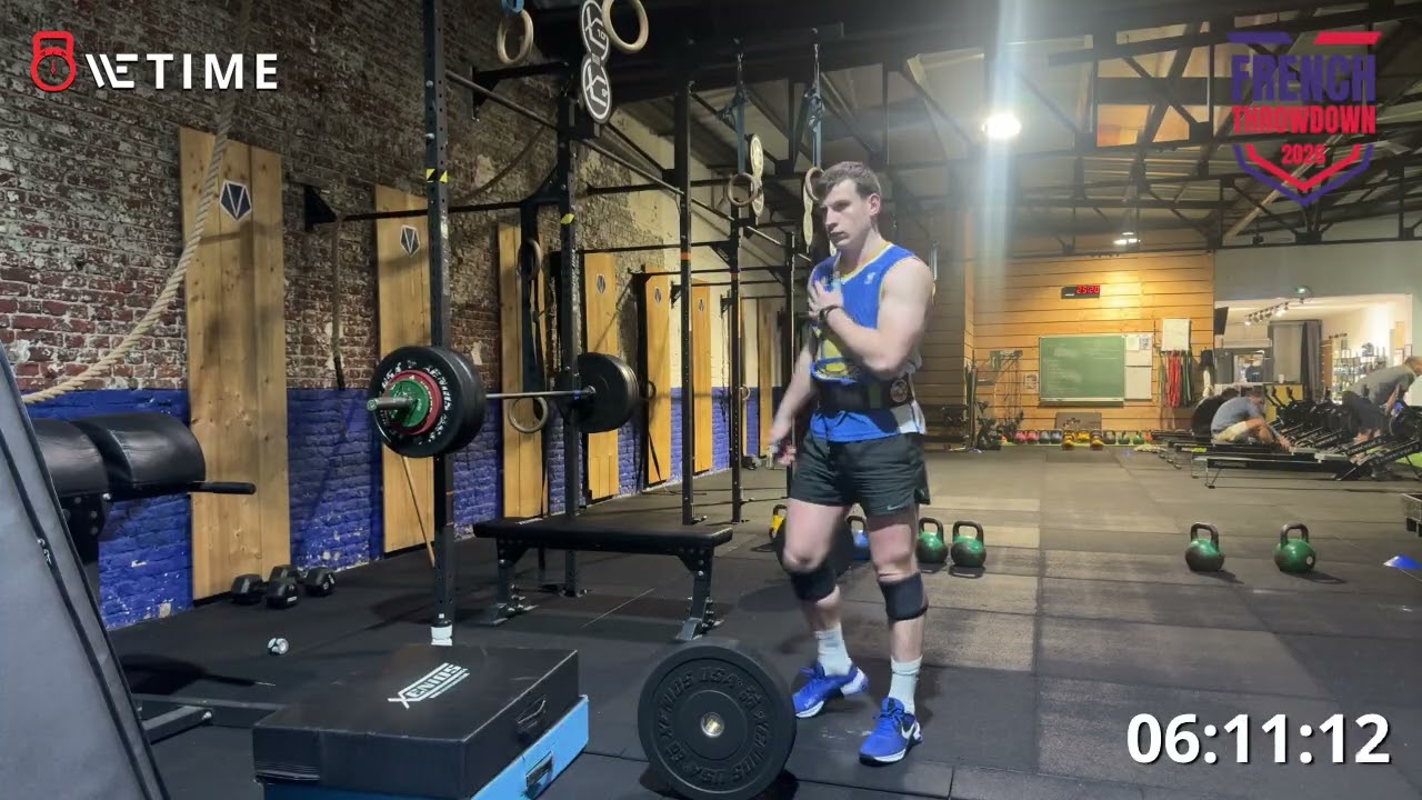 French Throwdown 2026 Wod 2 score 334 kg 