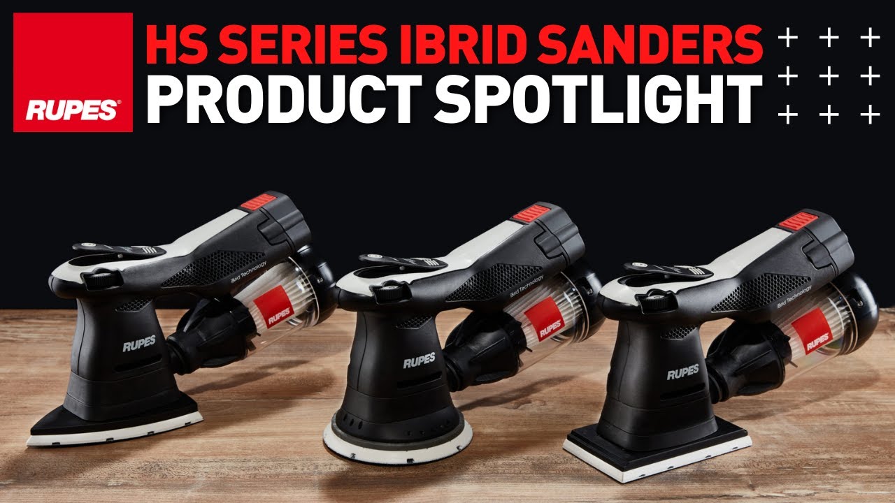 New HS Series Mini Sanders with iBrid Technology