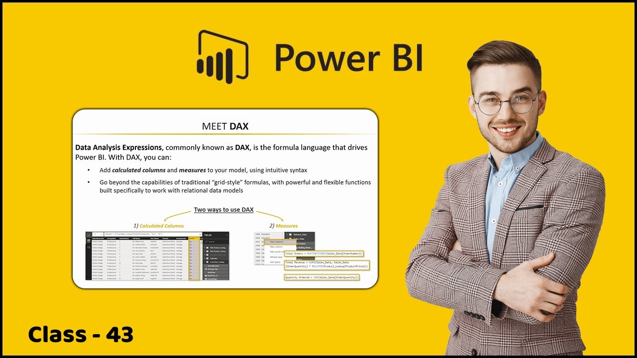 5.1 Meet Data Analysis Expressions (DAX) | Analyzing Data with DAX | Learn Power BI 2022