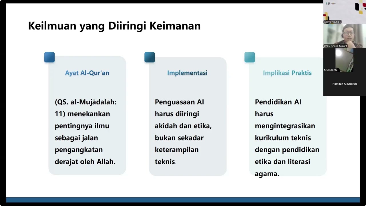 Integrasi AI dalam Interpretasi Agama II Canonia Discussion Series