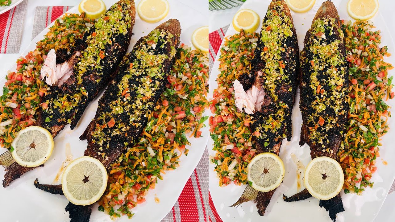 طريقة عمل بوري مشوي بالردة | العزومة مع الشيف فاطمة أبو حاتي