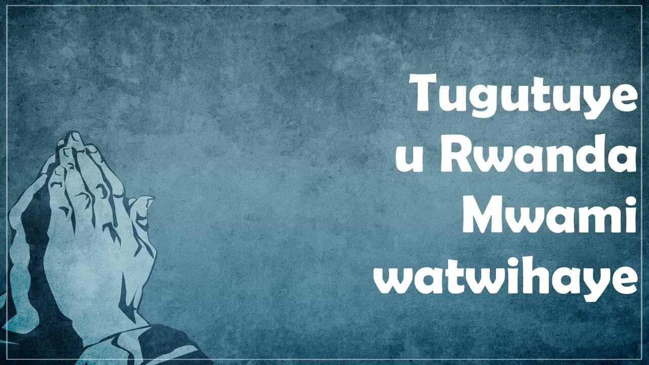 Umwami watwihaye by Rugamba Cyprien Lyrics Video
