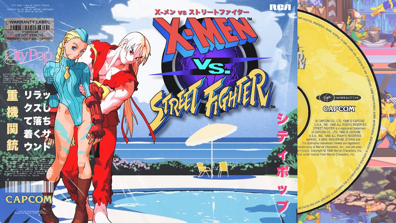 City Pop 🎷 X-Men VS Street Fighter Soundtrack 🥋