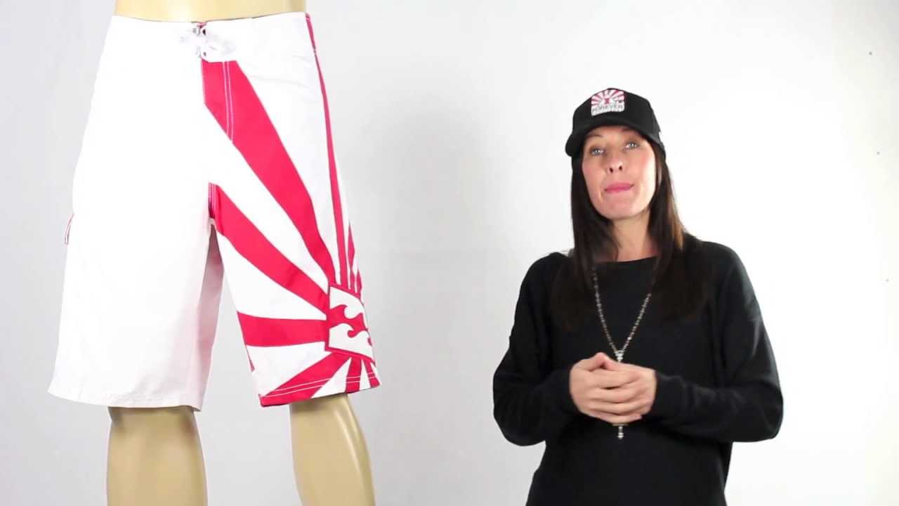 Billabong Andy Irons Tribute Rising Sun Boardshorts Red at iboardshorts.com