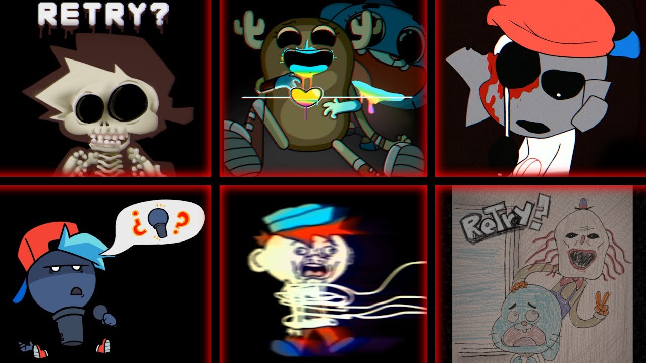 FNF - The Grieving Of Friday [DEMO] - ALL GAME OVER SCREEN