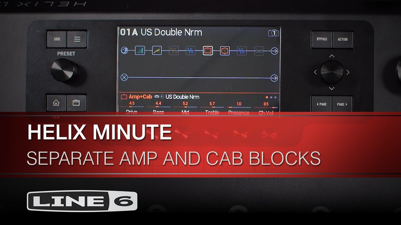 Helix Minute: Separate Amp and Cab Blocks I Line 6
