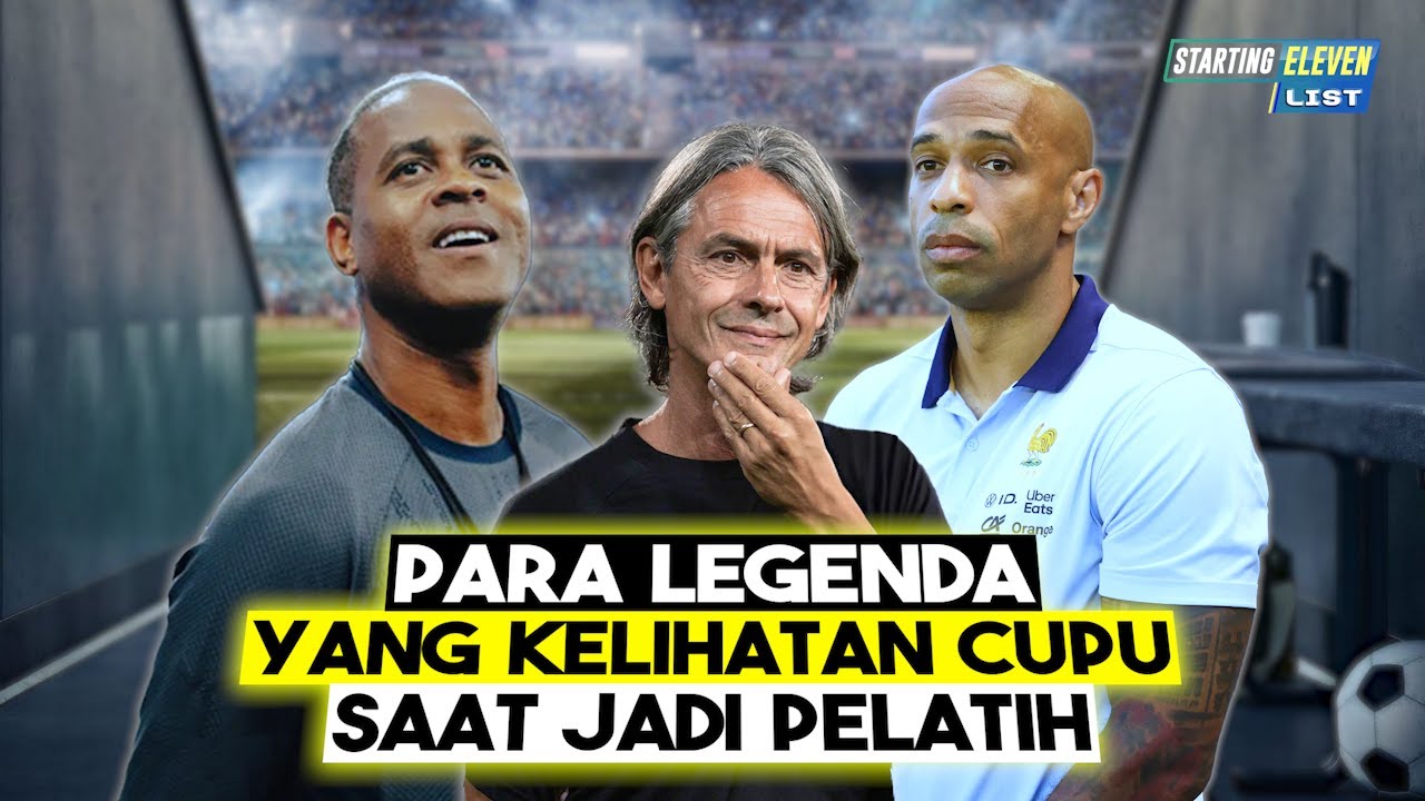 Dulu LEGEND, Sekarang BIKIN MALU! 8 Striker Hebat yang Gagal Total Jadi Pelatih!