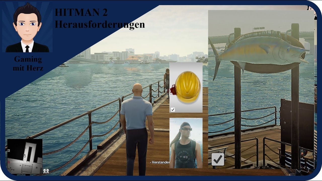 HITMAN 2 ♦ Die Zielline ♦ Herausforderung ♦ Der Mann und das Meer/Kokoskugeln
