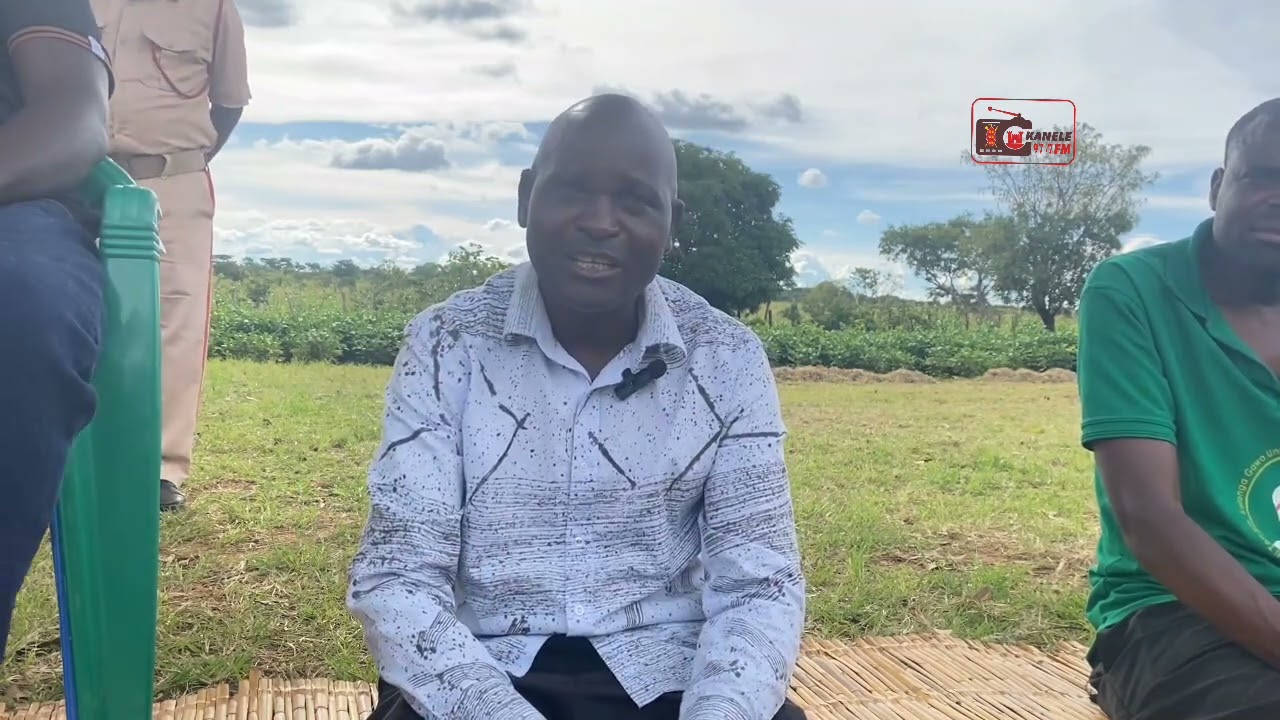Anderson Banda pays a courtesy call on Chief Zumwanda