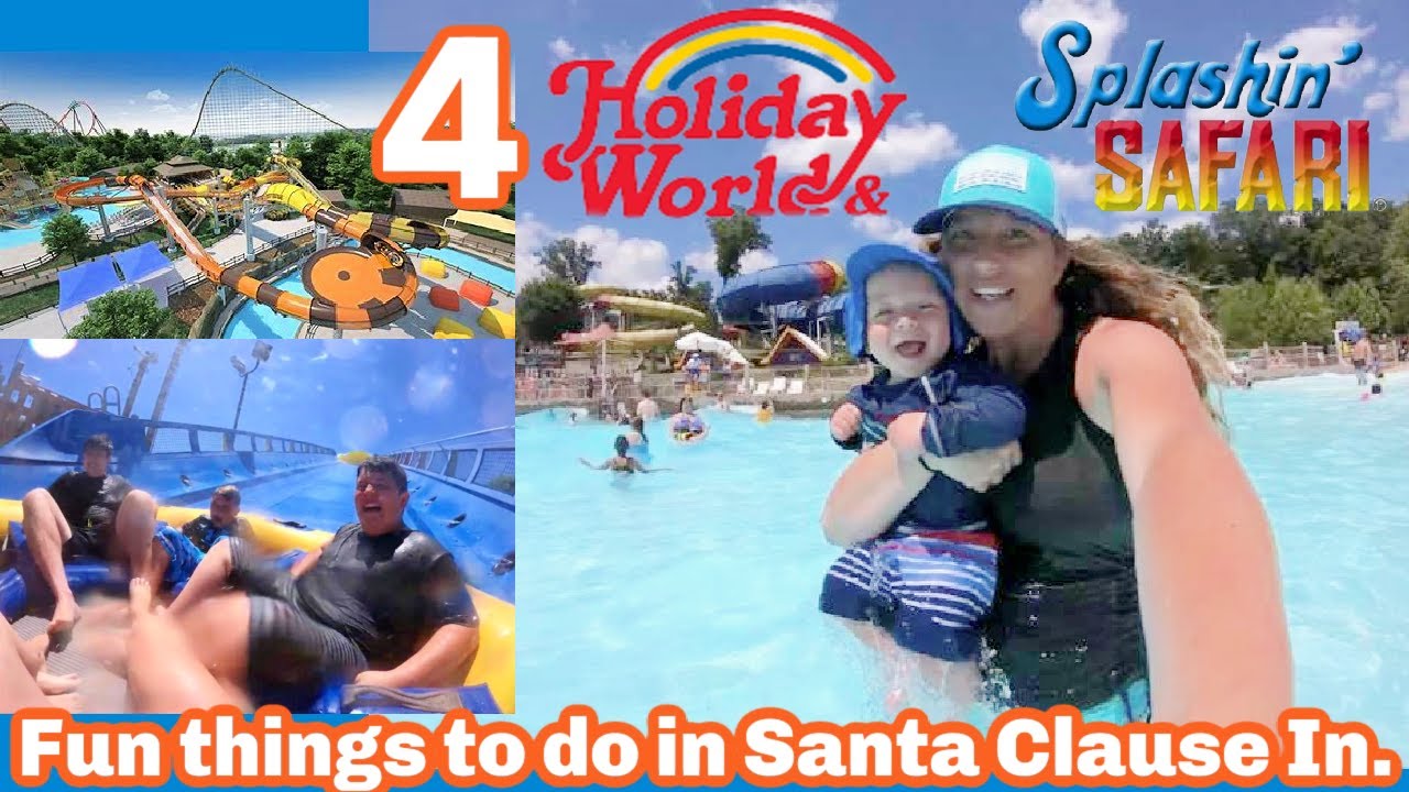 Full day of fun at Splashin Safari Waterpark and braving the Voyage roller coaster! Holiday world!