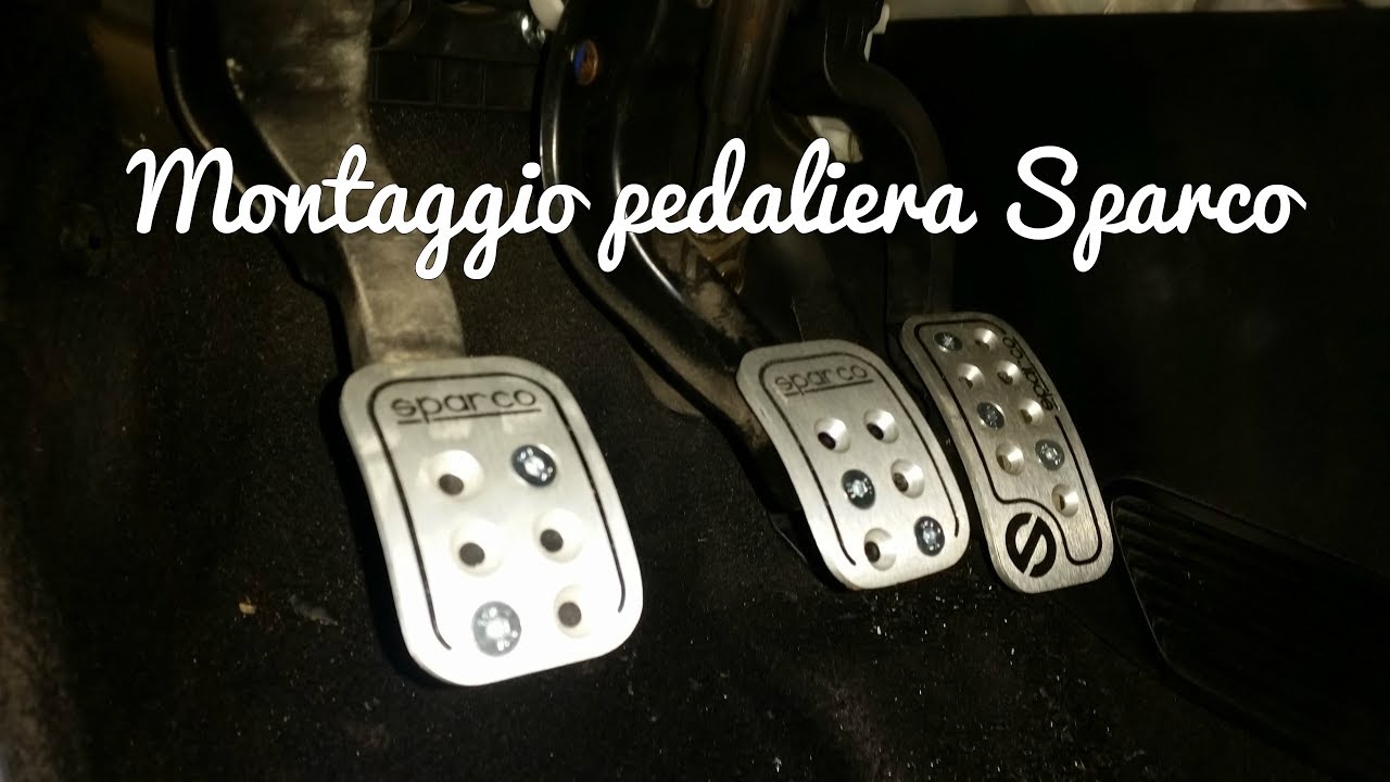Montaggio pedaliera Sparco (universale) su Alfa Romeo MiTo