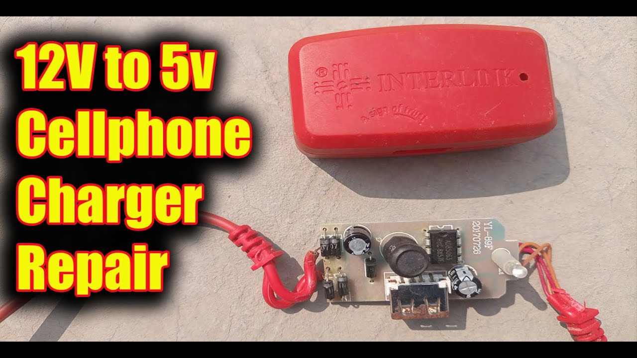Charger repair 12V to 5V cigarette lighter charger circuit board repair. An easy electronic repair