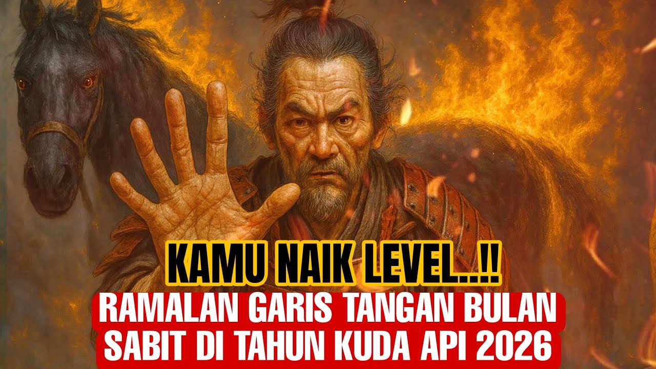JIWA TERPILIH BAKAL NAIK LEVEL‼️_RAMALAN GARIS TANGAN BULAN SABIT DI TAHUN KUDA API 2026